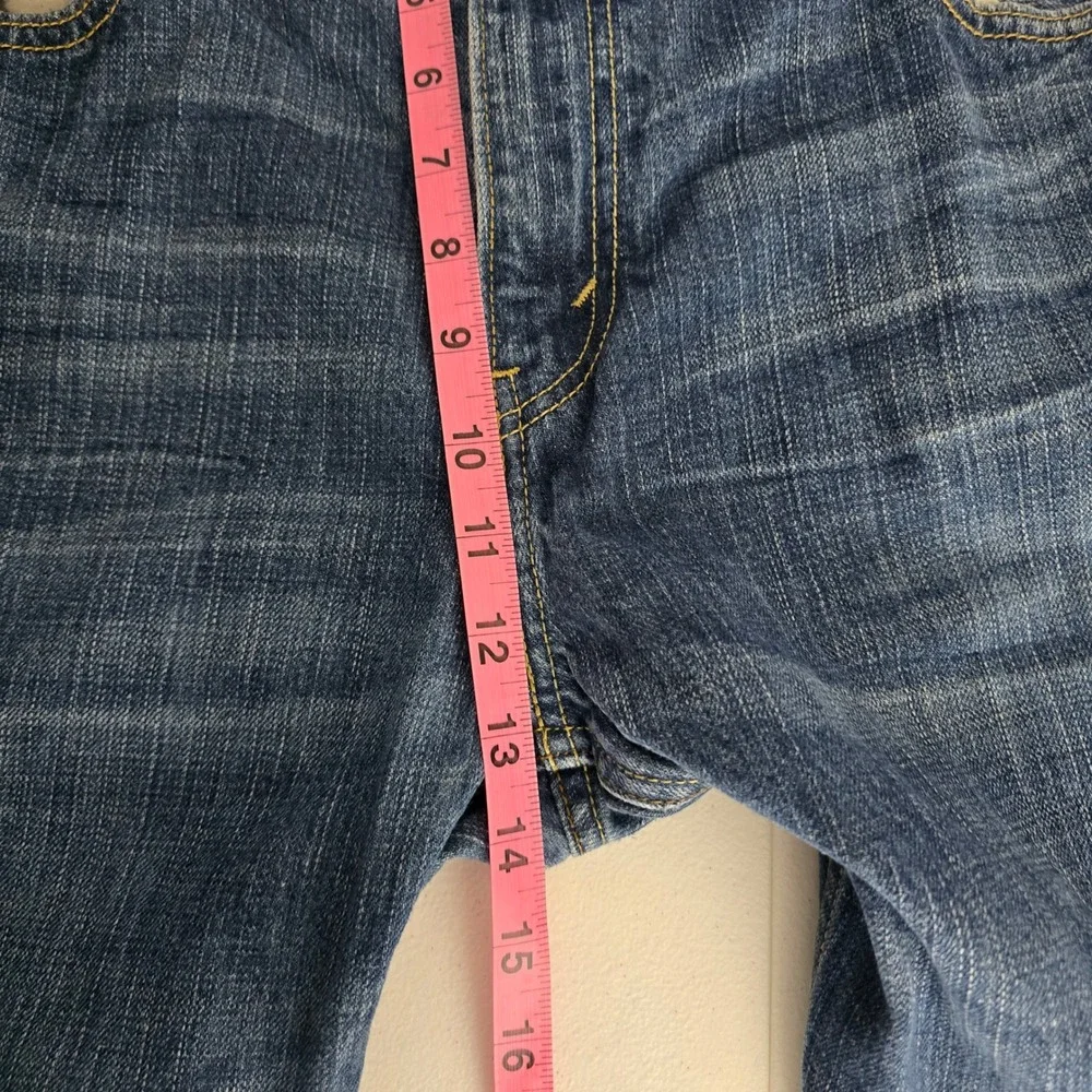 Y2K Levis 569 Loose Straight Jeans Mens 34x30 Blue Medium Wash Denim 100% Cotton